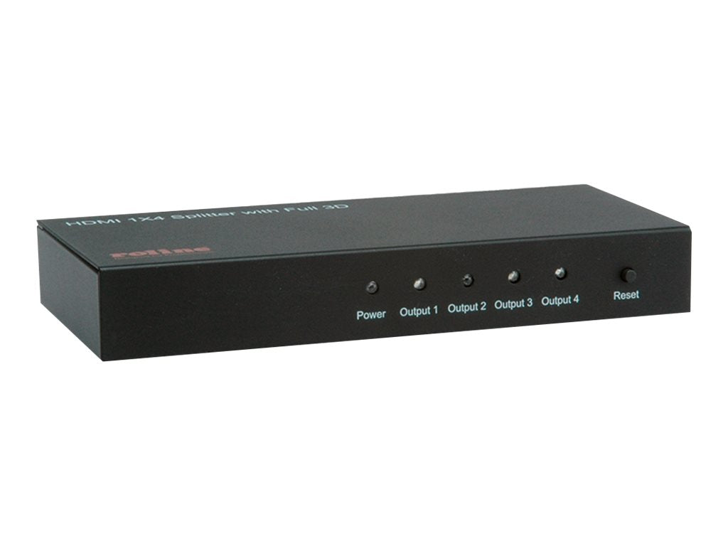 ROLING HDMI Video-Splitter 4fach Anschlussansicht