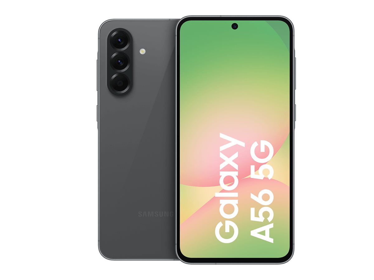 TELEKOM Samsung Galaxy A56 128GB EE schwarz - Seitenansicht