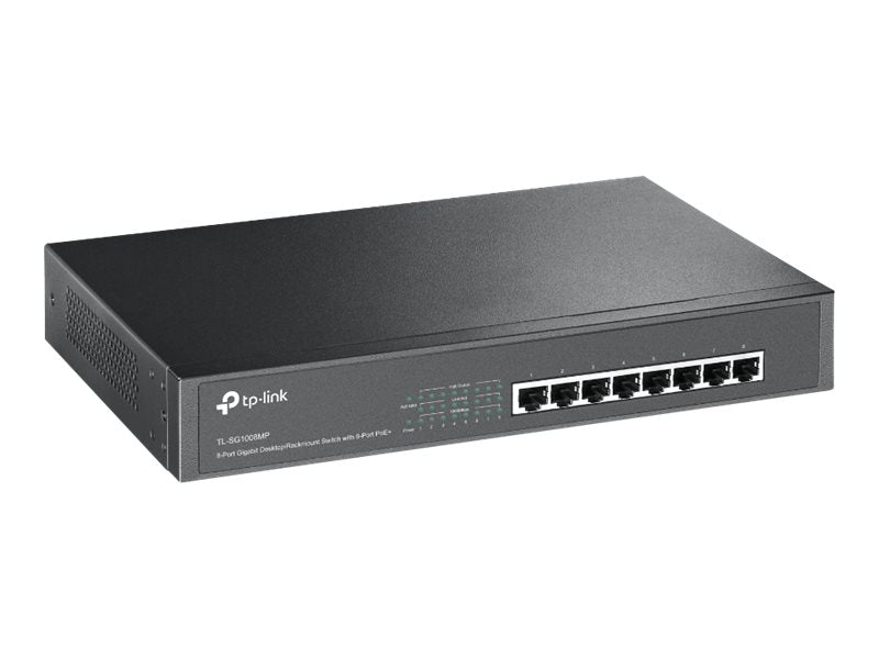 TP-LINK TL-SG1008MP 8-Port Gigabit Switch Vorderansicht