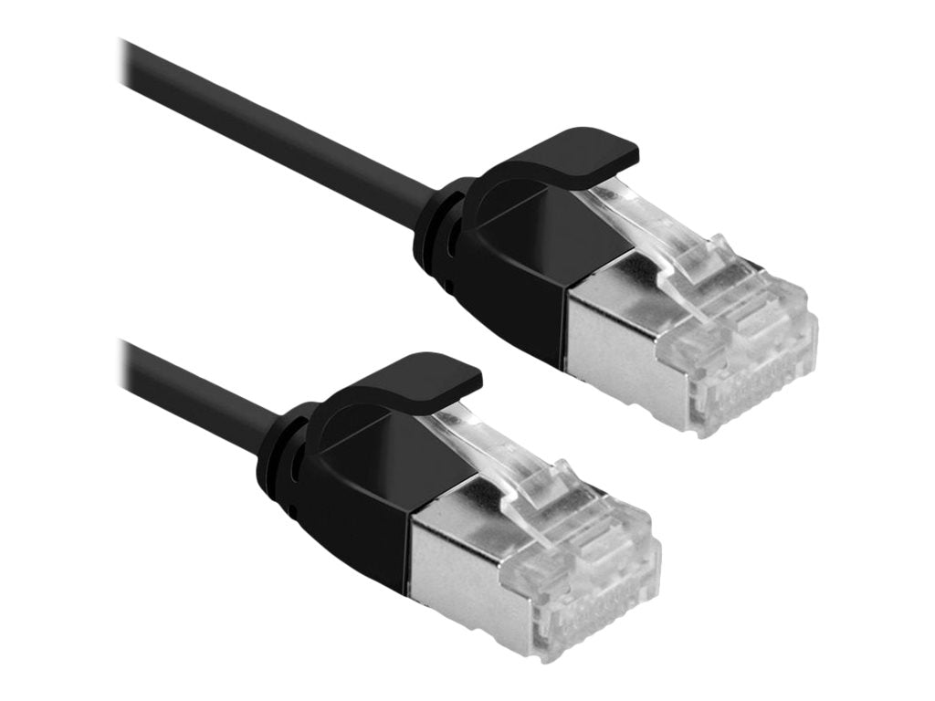ROLINE U/FTP DataCenter Patchkabel Kat 6A Class EA LSOH slim schwarz 5m - Detailansicht