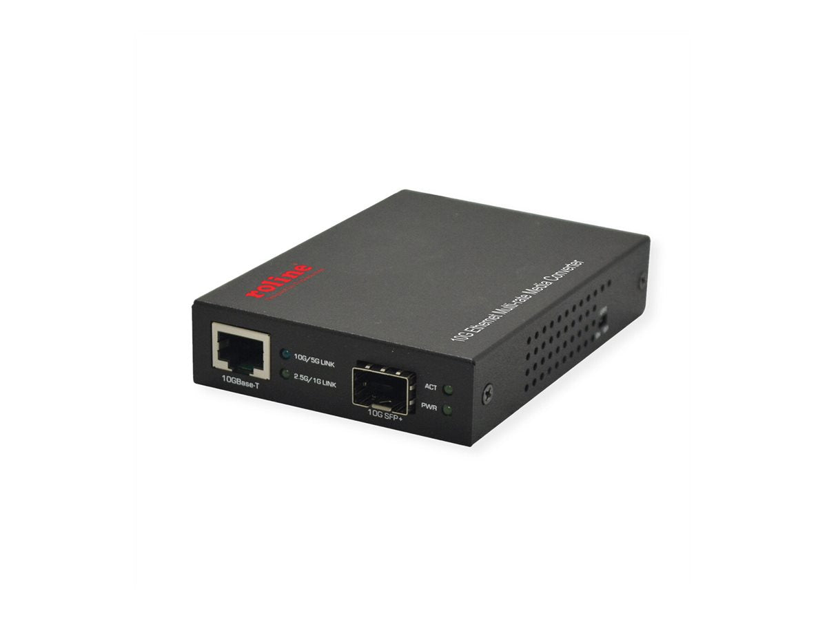 ROLINE Industrie Konverter 10G Ethernet Multirate Konverter - Vorderansicht