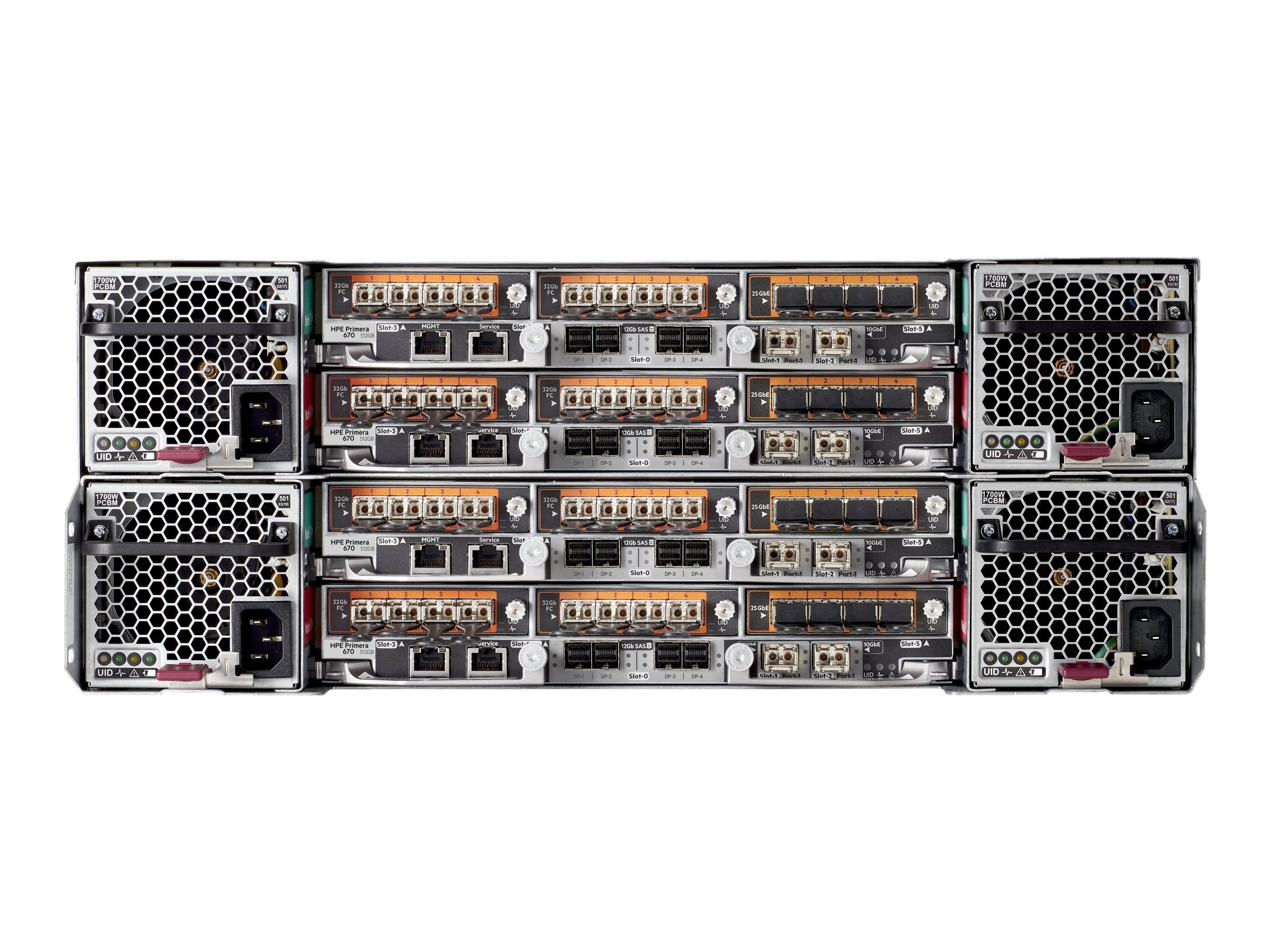 HPE Primera C670 4-node Controller - Vorderansicht