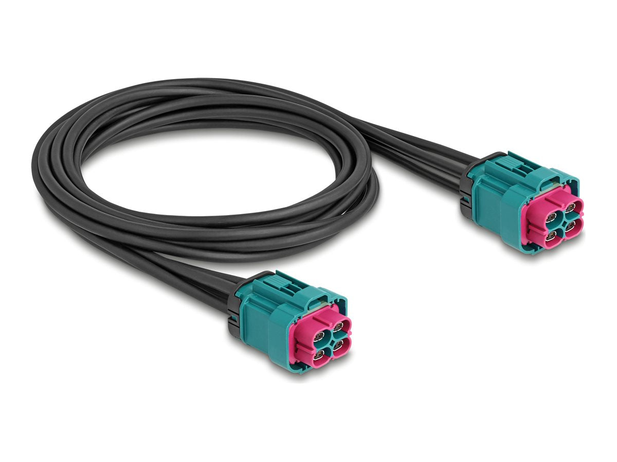 DELOCK Kabel HDMTD Z quad Buchse zu HDMTD Z quad Buchse 1m IP67 Schutzart