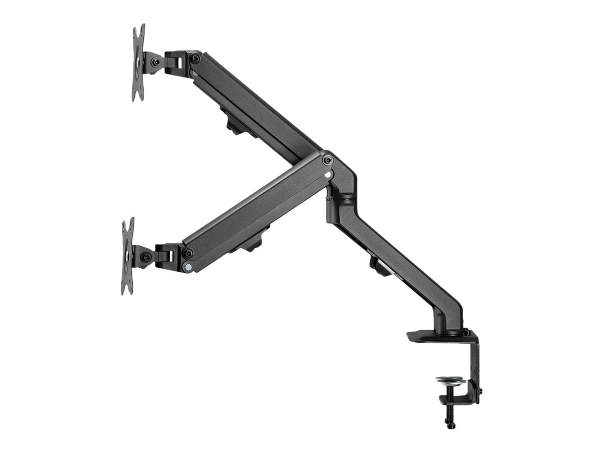 NEOMOUNTS Dual-DeskMount Tischlagerung Seitenansicht