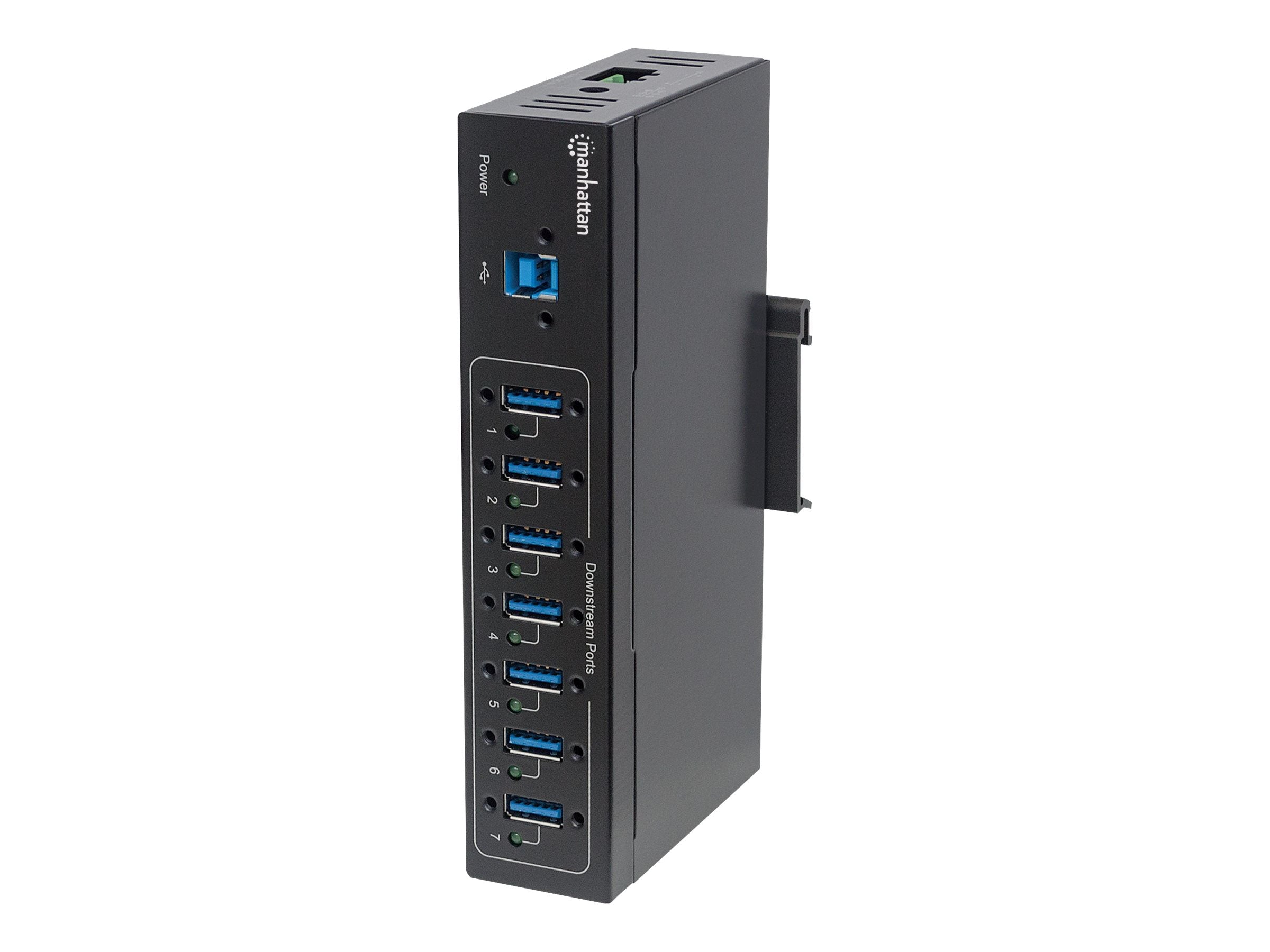 MANHATTAN 7-Port USB3.0 Hub Vorderansicht