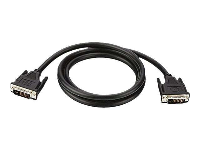 TECHLY DVI-D Dual-Link Anschlusskabel schwarz 0,5m Detailansicht