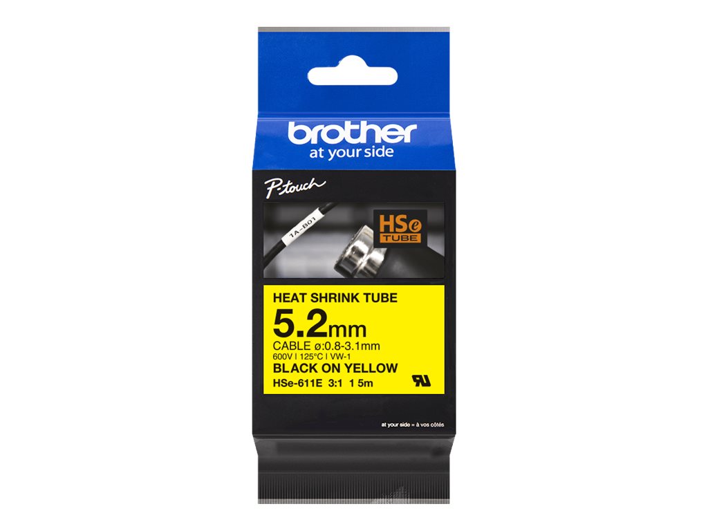 BROTHER HSe-611E Schrumpfschlauchtape Verpackung