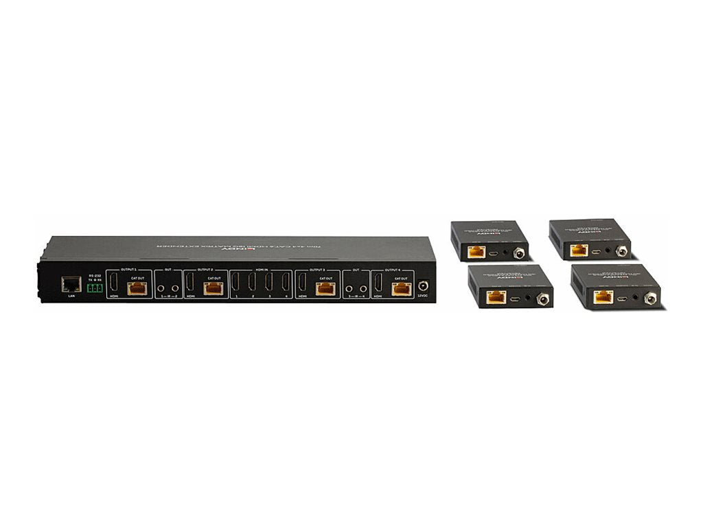 LINDY 70m Cat.6 4x4 HDMI 18G Matrix Extender Verpackung