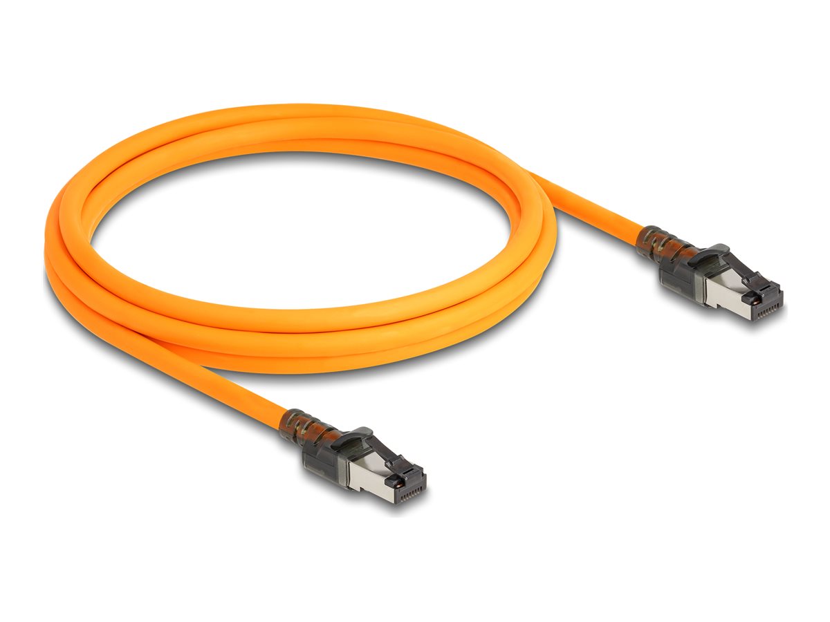 DELOCK RJ45 Netzwerkkabel mit USB Type-C Portfinder Funktion - Vorderansicht