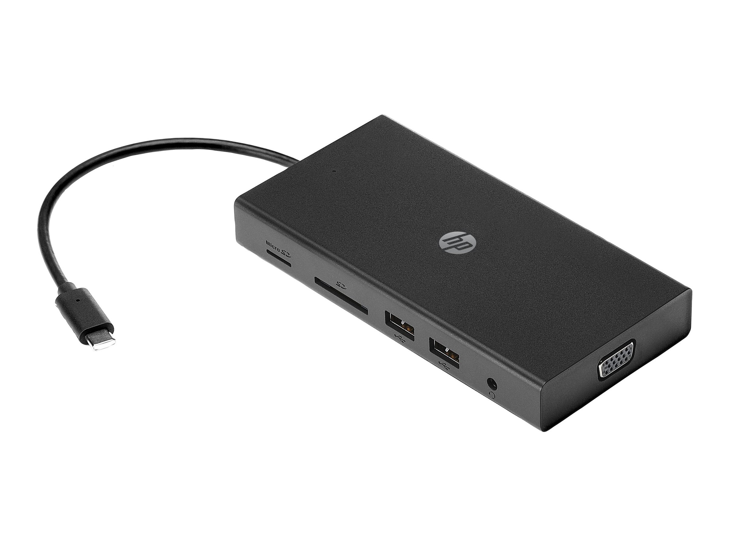 HP Travel USB C Multi Port Hub Detailansicht