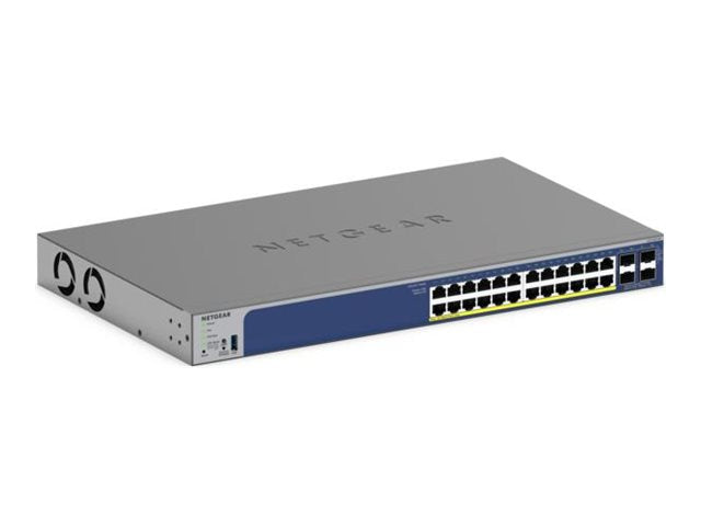 NETGEAR 24P GE POE+ Smart Switch GS728TXPV3 Vorderansicht