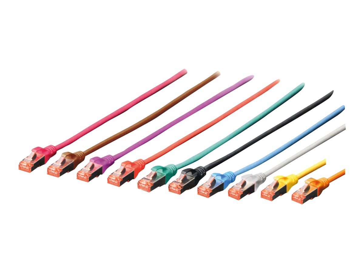 DIGITUS Patch Kabel SFTP/PIMF CAT6 30m grau - Vorderansicht