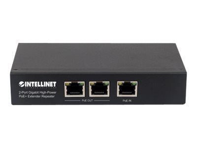 INTELLINET 2 Port Gigabit PoE+ Extender Anschlussansicht