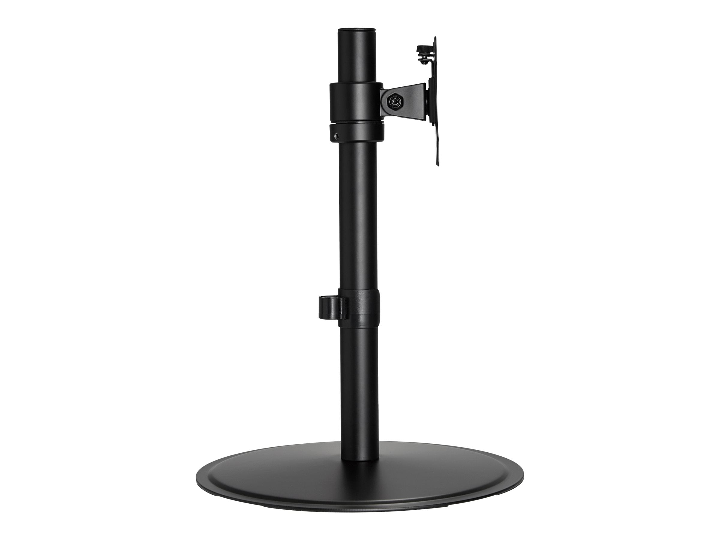 TECHLY Schreibtischhalterung fuer LCD TV 13 - 27 Zoll Schwarz Dreh-und Kippbar VESA 75x75 und 100x100 Traglast bis 8Kg