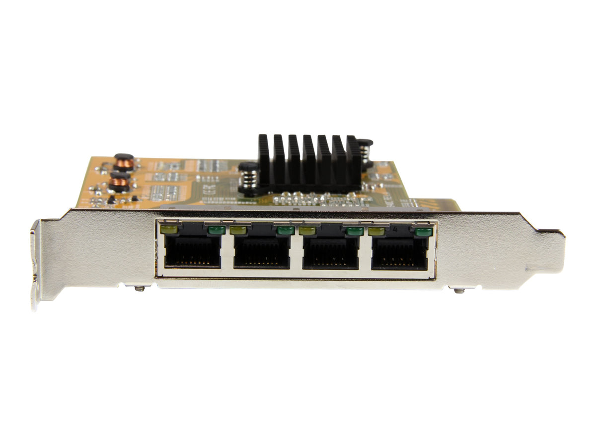 STARTECH.COM 4 Port PCIe Gigabit Netzwerkkarte Vorderansicht