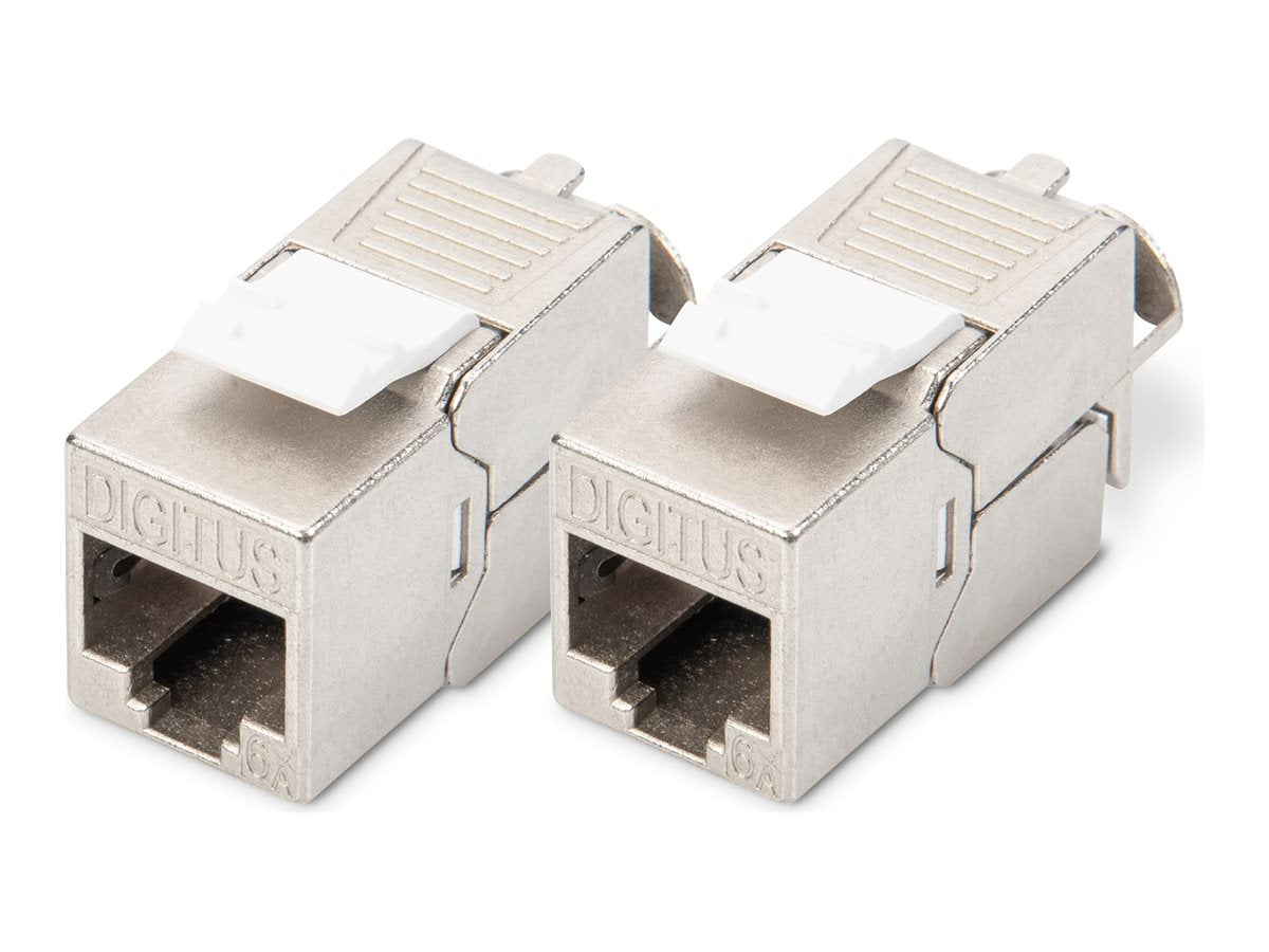 DIGITUS CAT 6A Keystone Jack shielded Vorderansicht
