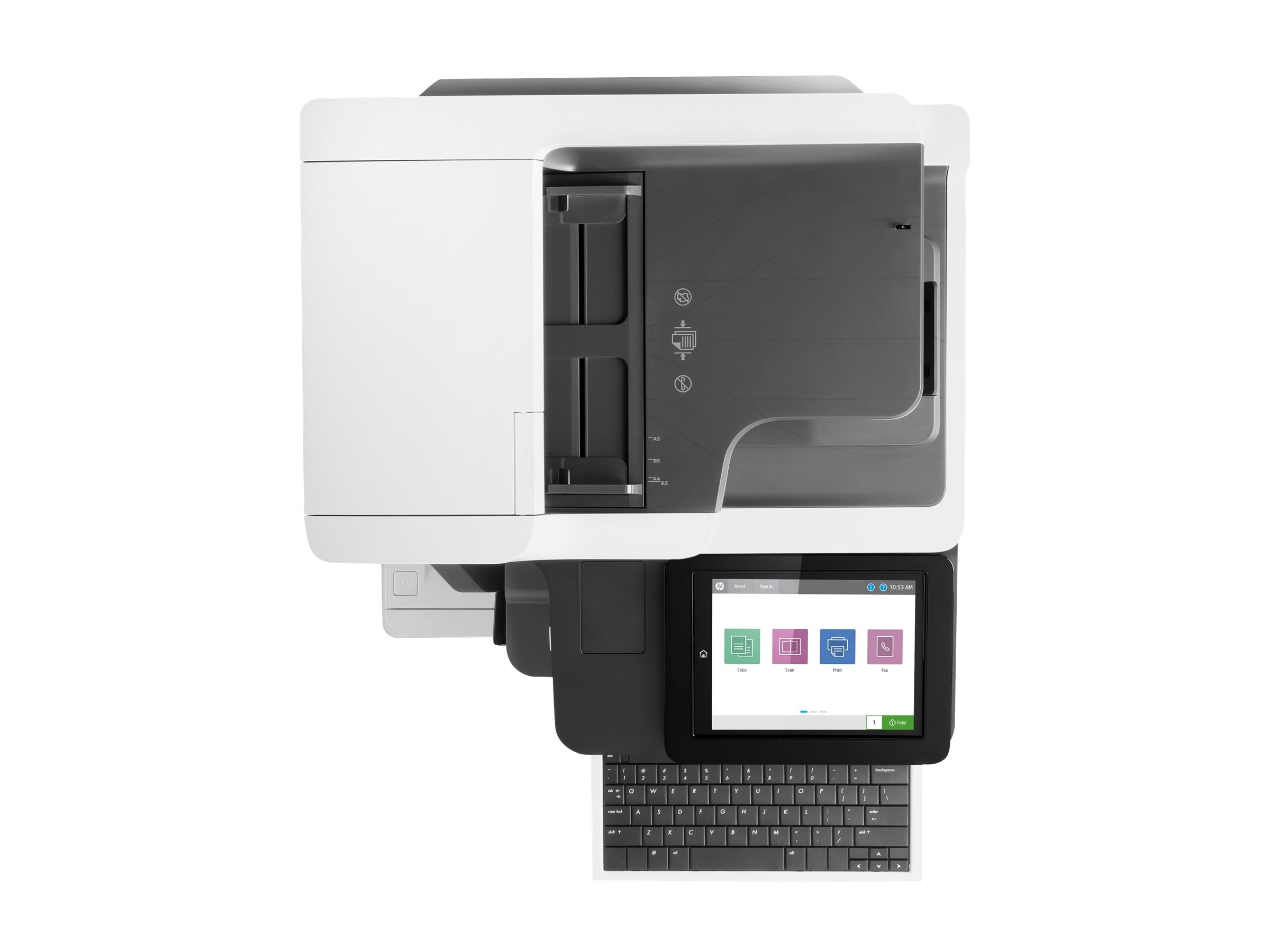 HP LaserJet Enterprise Flow MFP M635z Vorderansicht