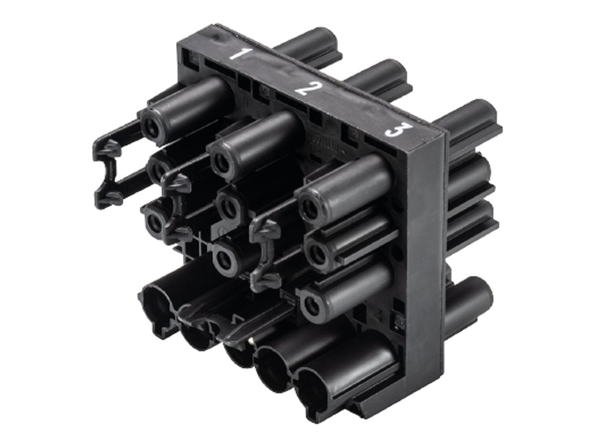 BACHMANN Wieland Verteilerblock GST18 GST18 1xIn 5xOut - Vorderansicht