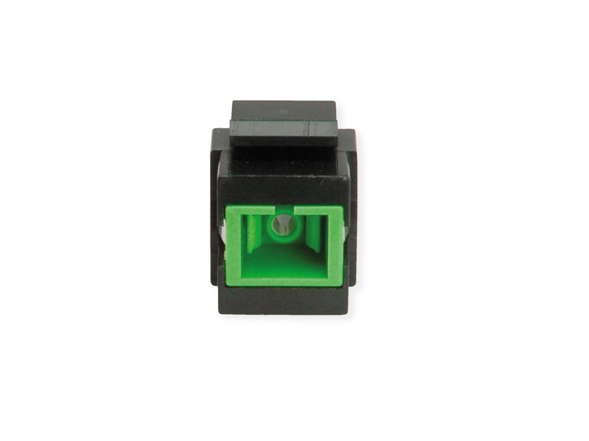 ROLINE Keystone LWL-Adapter SC/SC Simplex Multimode OM5 Vorderansicht