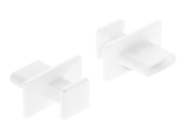 DELOCK Staubschutz fur USB Type-C Buchse mit grossem Griff 10 Stuck weiss