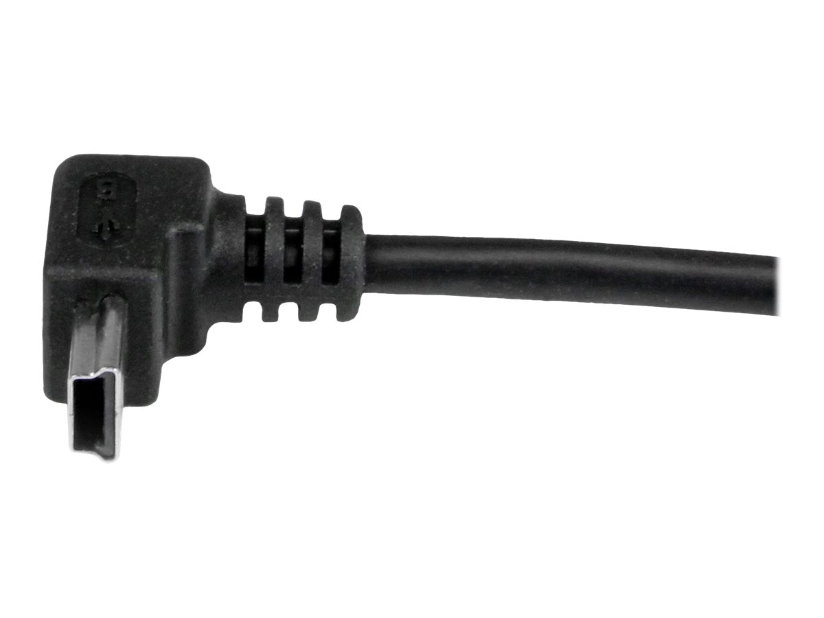 STARTECH.COM 1m Mini USB Kabel A zu aufwärtsgewinkeltem Mini B - Vorderansicht
