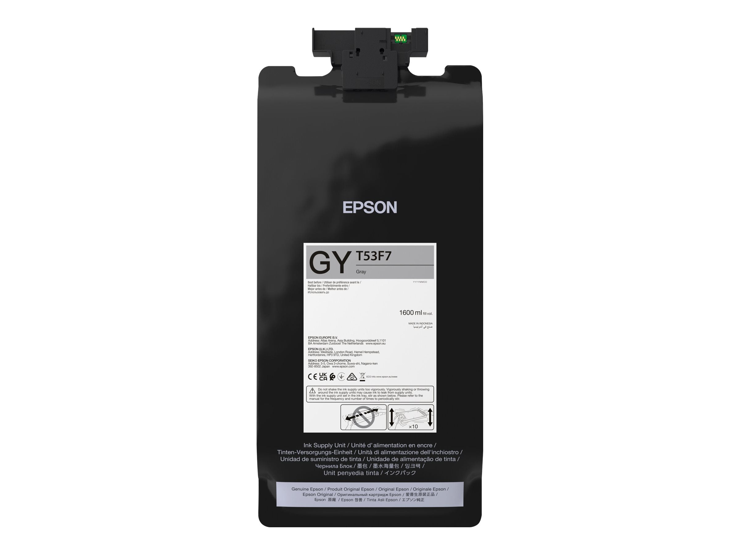 EPSON UltraChromePro 6 Gray IIPS Rips 1,6 L Vorderansicht