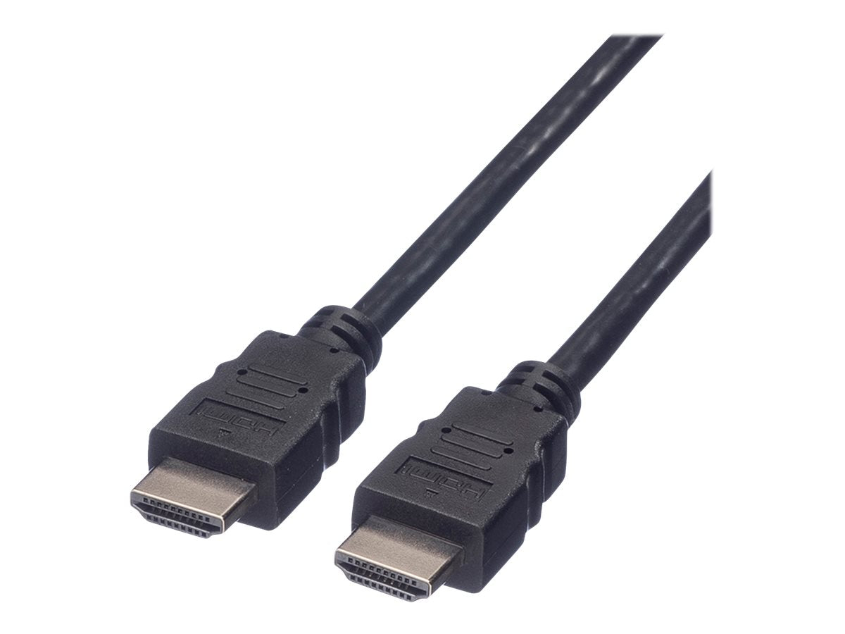 VALUE Monitorkabel HDMI High Speed ST-ST schwarz 1m - Vorderansicht