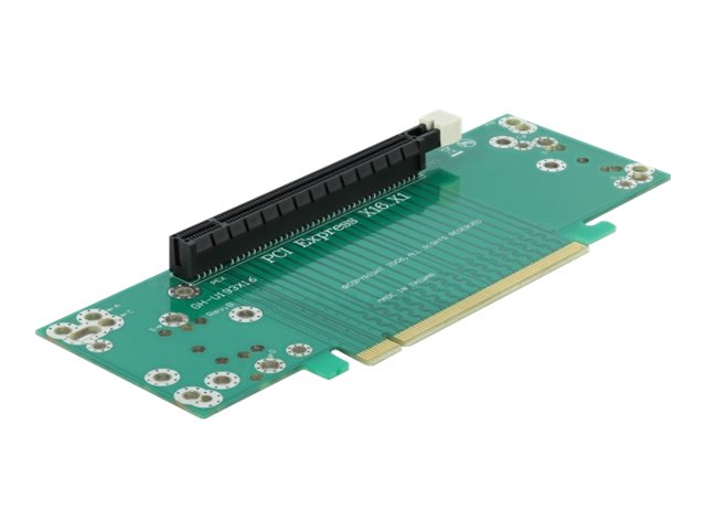 DELOCK Riser Karte PCI Express x16 zu x16 links gerichtet - Vorderansicht
