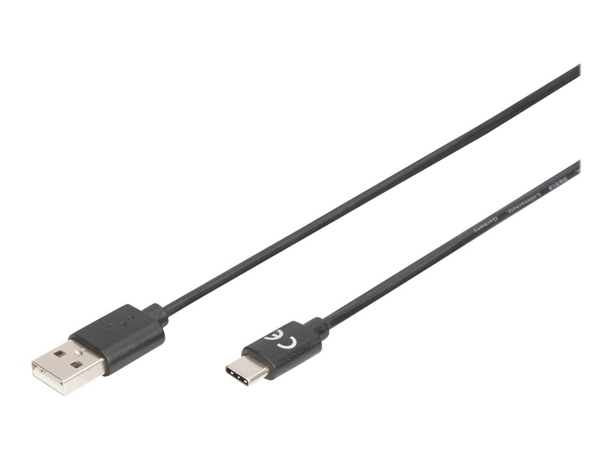 DIGITUS USB Type-C Anschlusskabel Type-C - A Vorderansicht