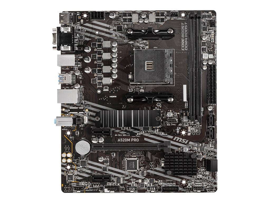 MSI A520M PRO Vorderansicht