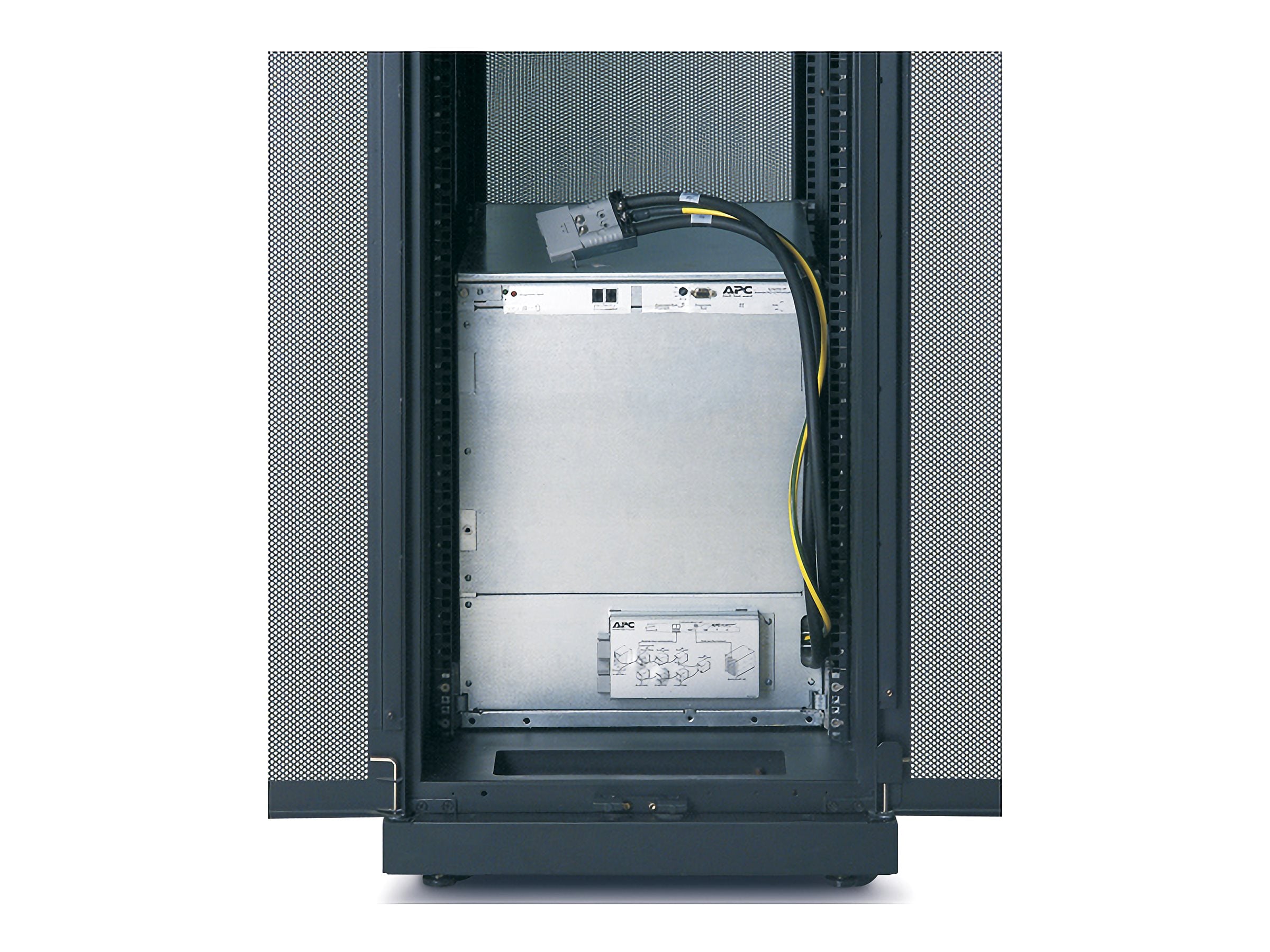 APC Extended Run Power array cabinet rack-mountable AC 208V 13U Black - Seitenansicht