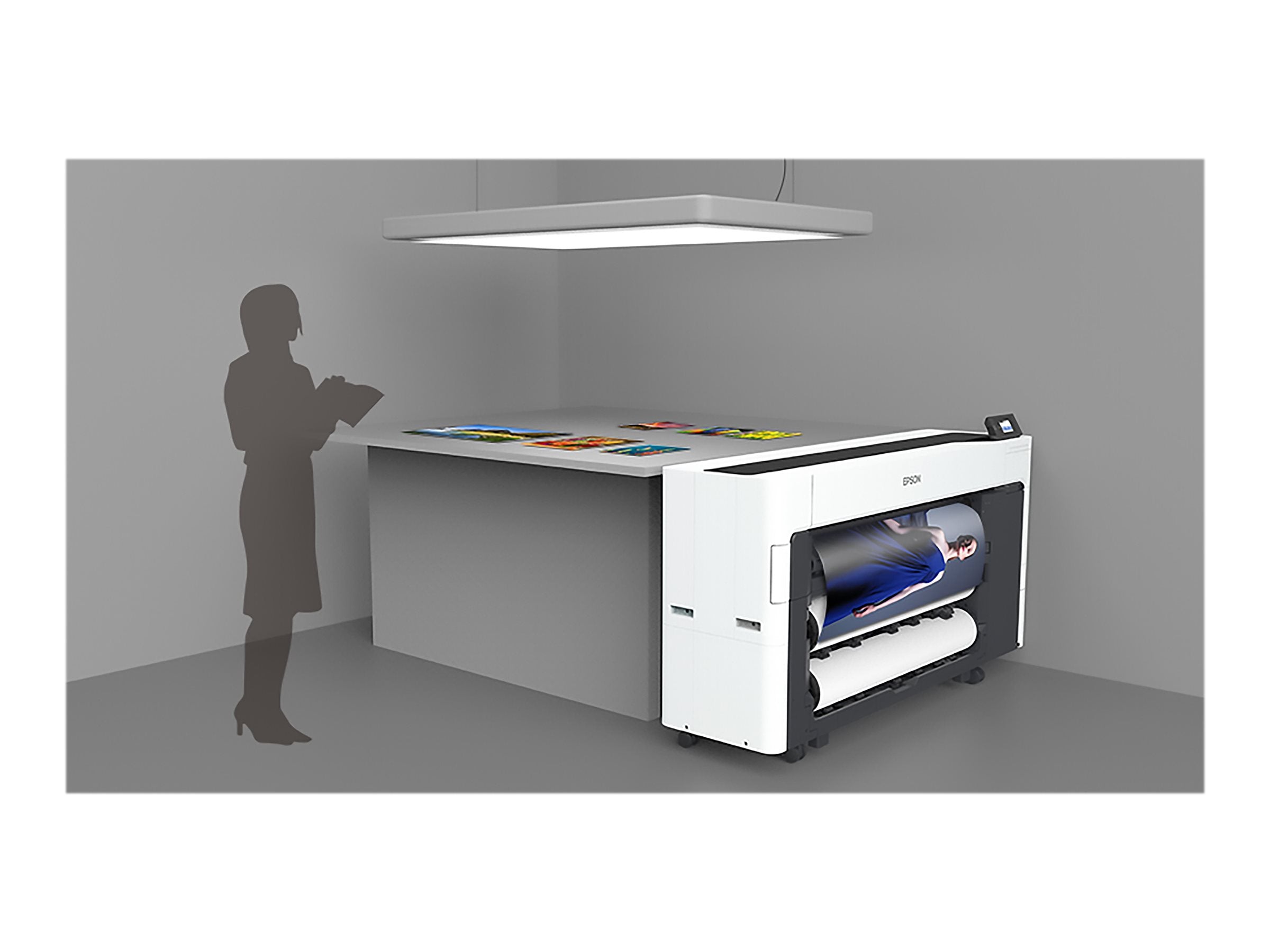 EPSON SureColor SC-T3700DE 24 Zoll Großformatdrucker Seitenansicht