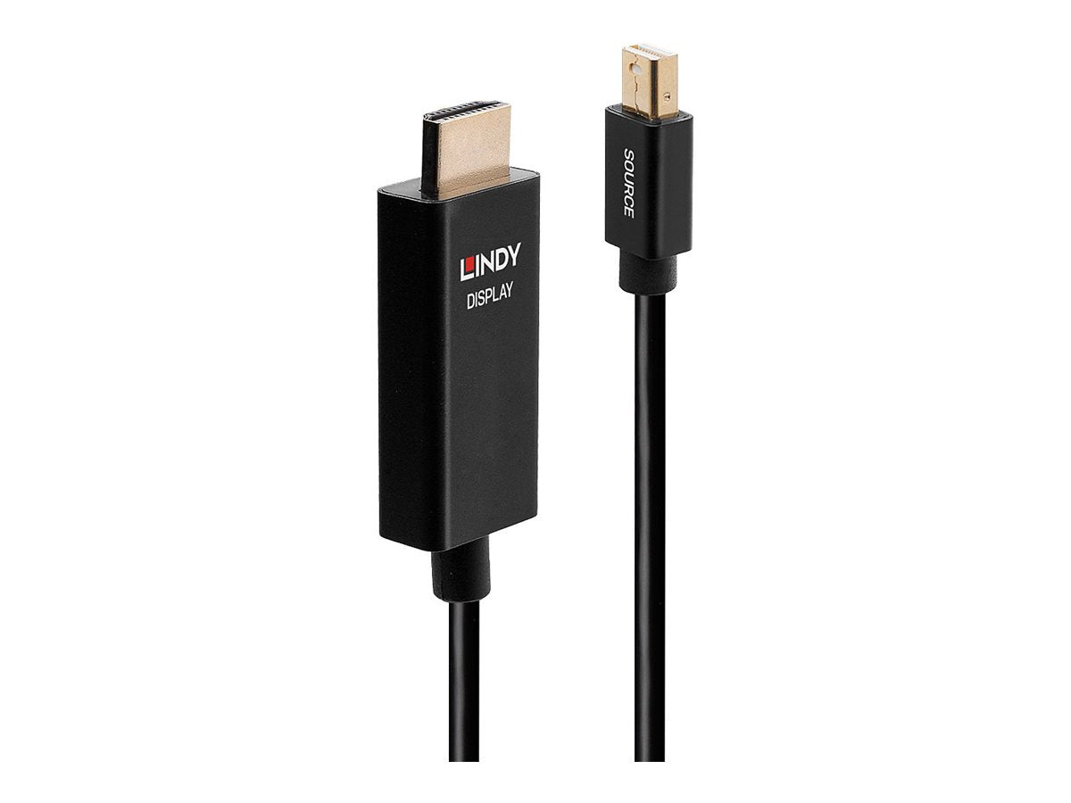 LINDY 3m Aktives Mini DisplayPort an HDMI Adapterkabel mit HDR - Verpackung