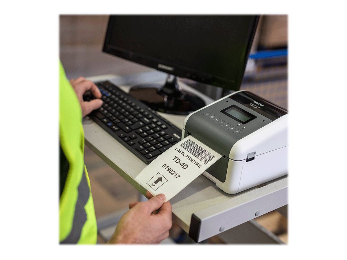 BROTHER TD-4550DNWB Etikettendrucker Vorderansicht