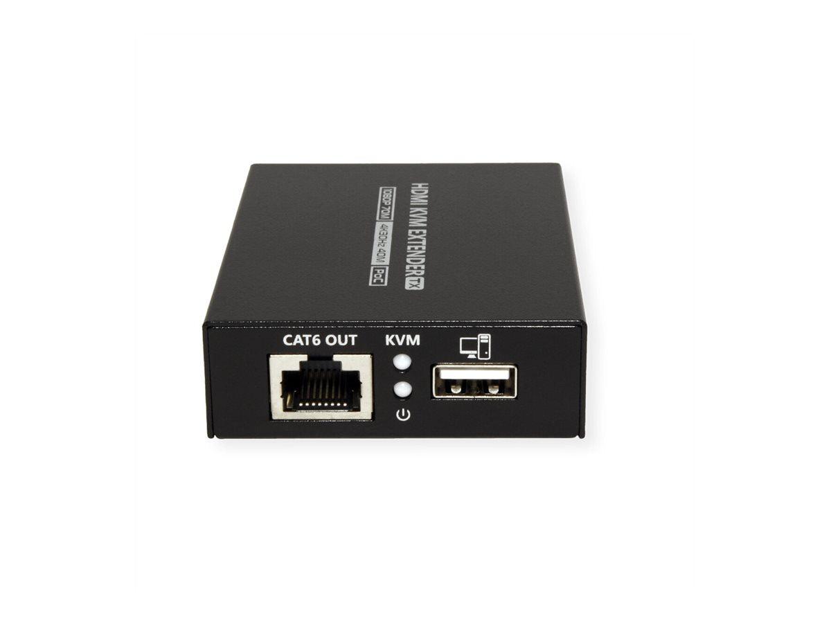 VALUE KVM Verlängerung über Kat.6/6A HDMI 4K30 max. 40m - Anschlussmöglichkeiten