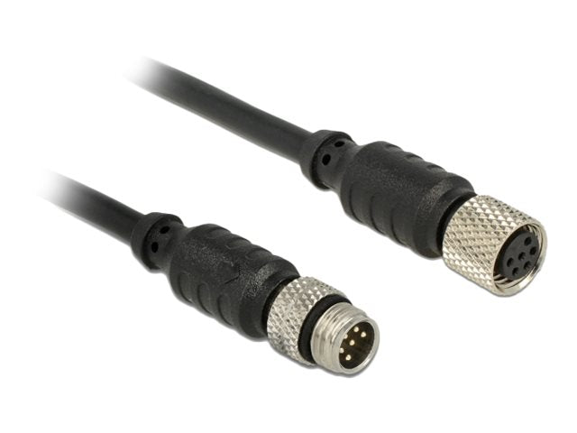 NAVILOCK Verlängerungskabel M8 Stecker > M8 Buchse wasserdicht 5m - Verpackung