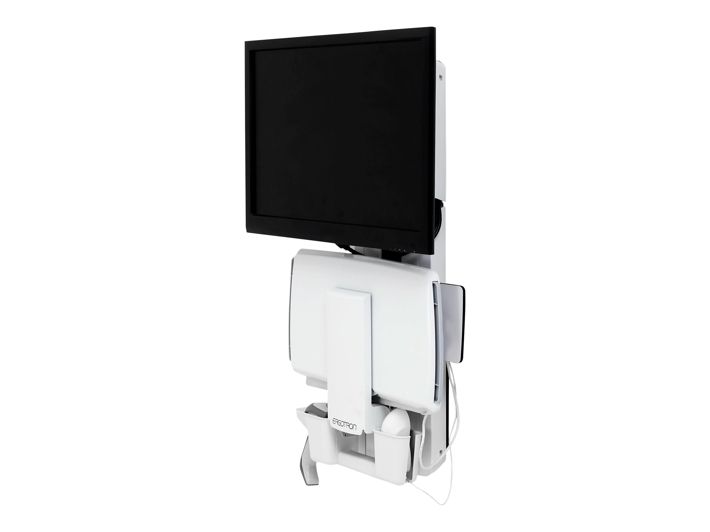 Seitenansicht des ERGOTRON StyleView Sitz-Steh Vertical Lift