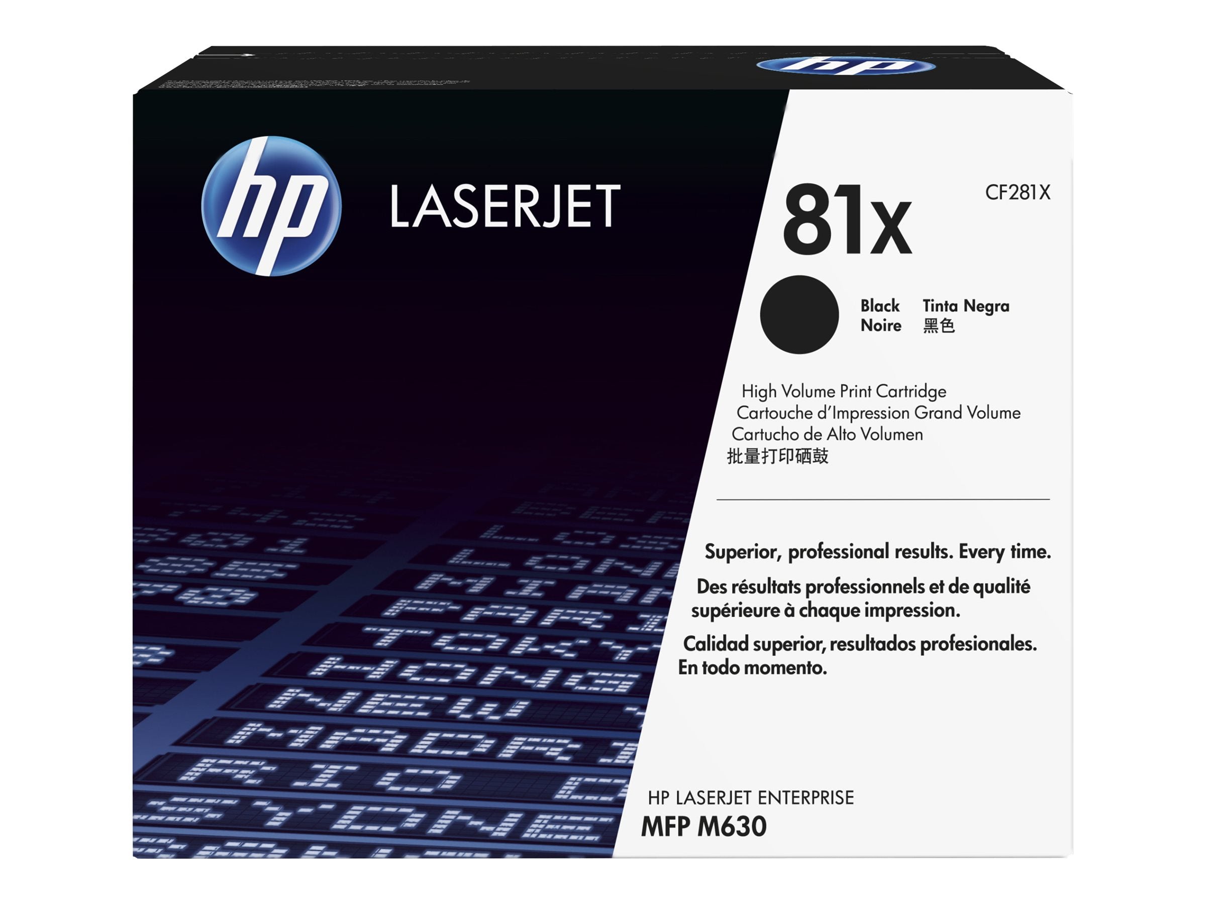 HP CF281X Tonerpatrone Vorderansicht