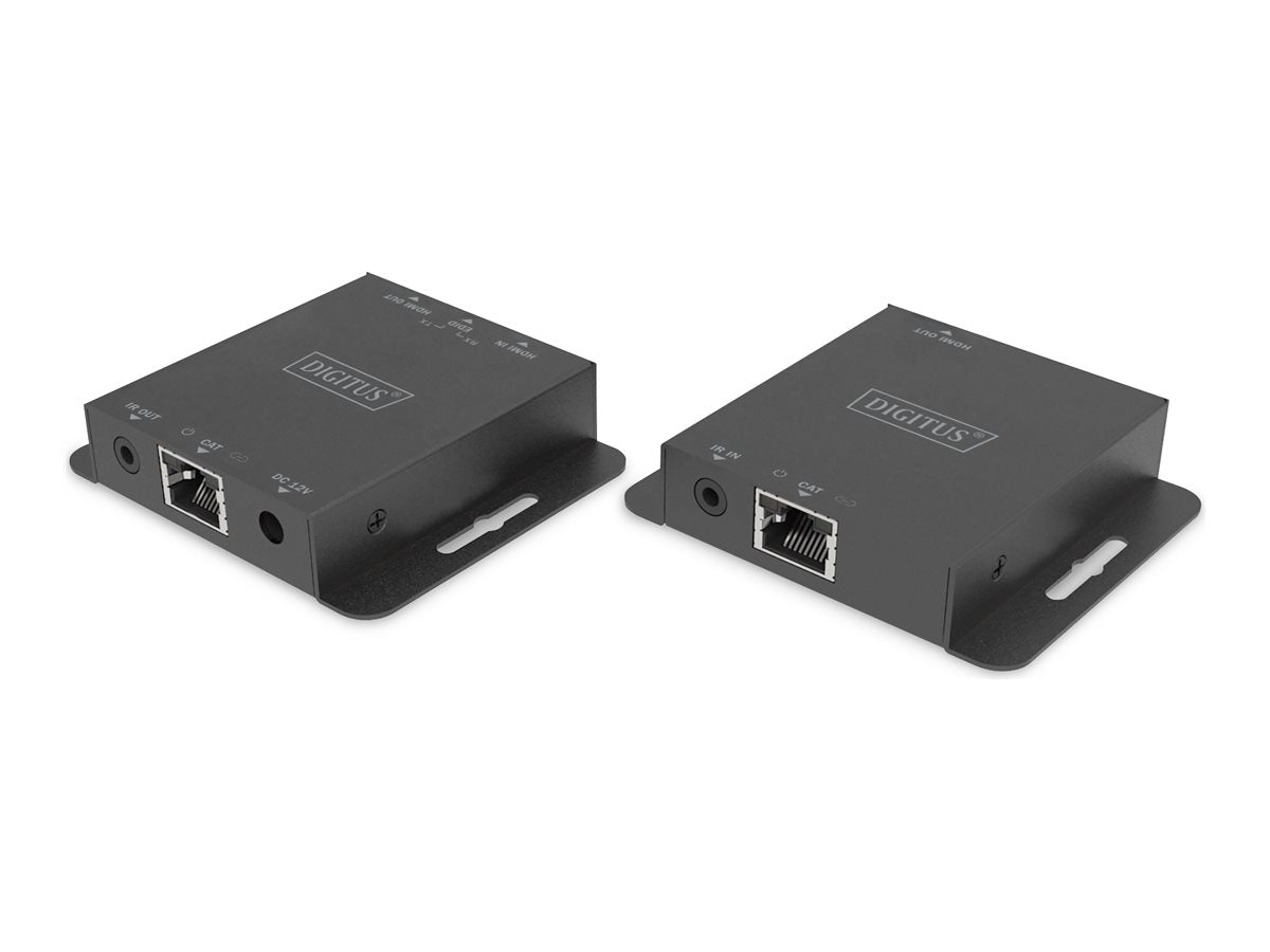 DIGITUS HDMI Extender Set 4K/30Hz 70m PoC IR - Vorderansicht