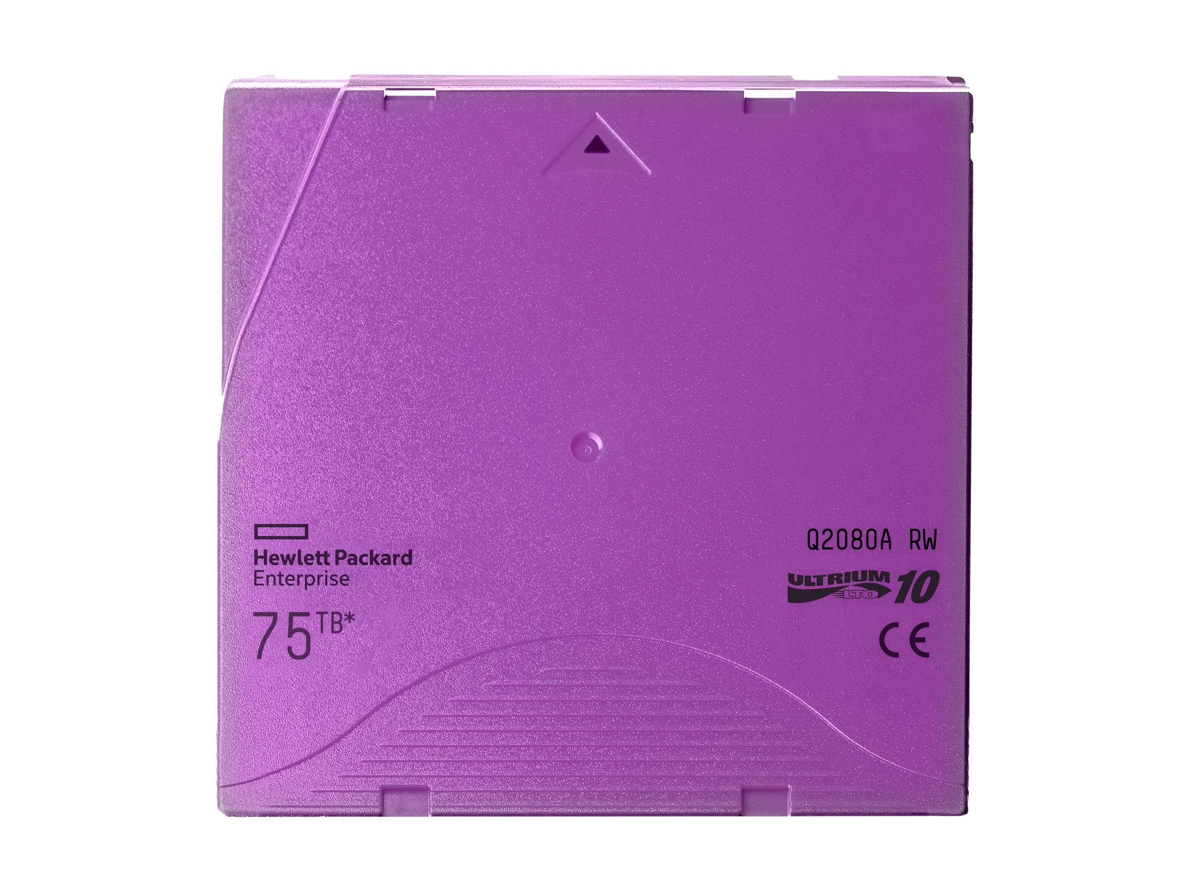 HPE Storage LTO-10 Ultrium 75TB RW 20 Data Cartridges Library Pack without Cases