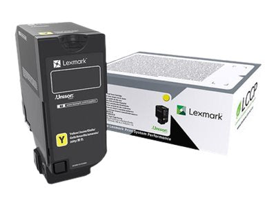 LEXMARK Toner yellow 12K CS725 Verpackung