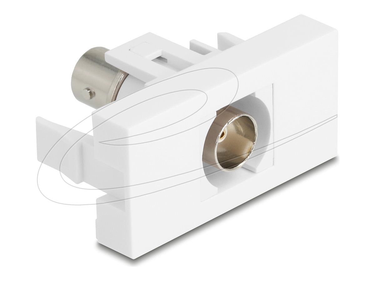 DELOCK Easy 45modul BNC Buchse zu BNC Buchse - Vorderansicht