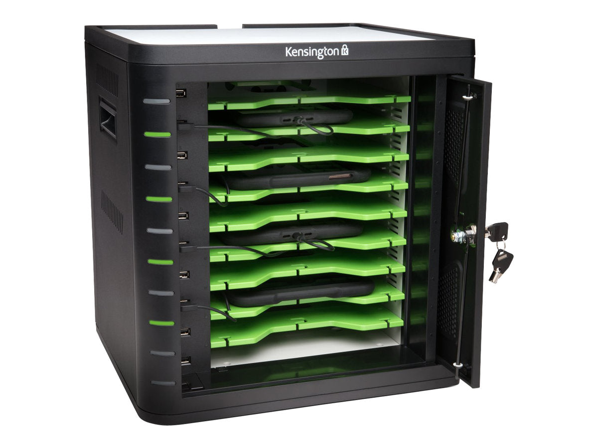 KENSINGTON Charge and Sync Universal Cabinet für 10 Tablet - Seitenansicht