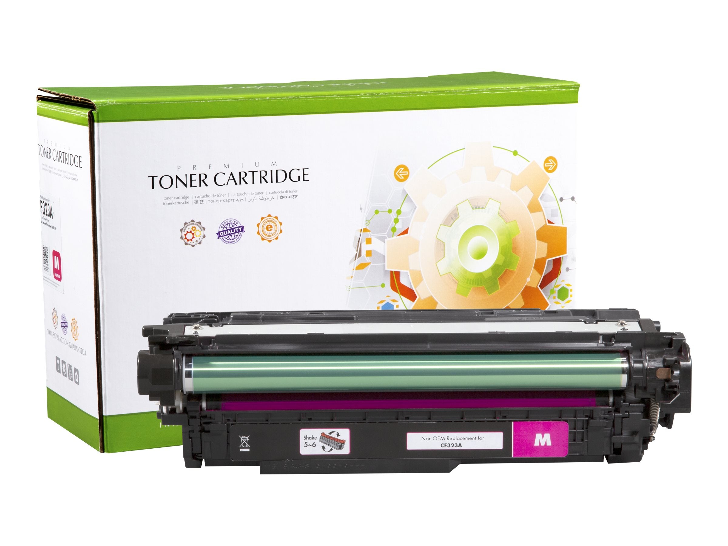 STATIC Tonerpatrone HP CF323A magenta - Vorderansicht