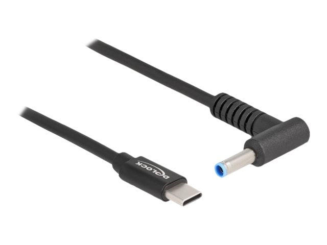 DELOCK Notebook Ladekabel USB Type-C Stecker zu HP 4,5 x 3,0mm Stecker - Vorderansicht