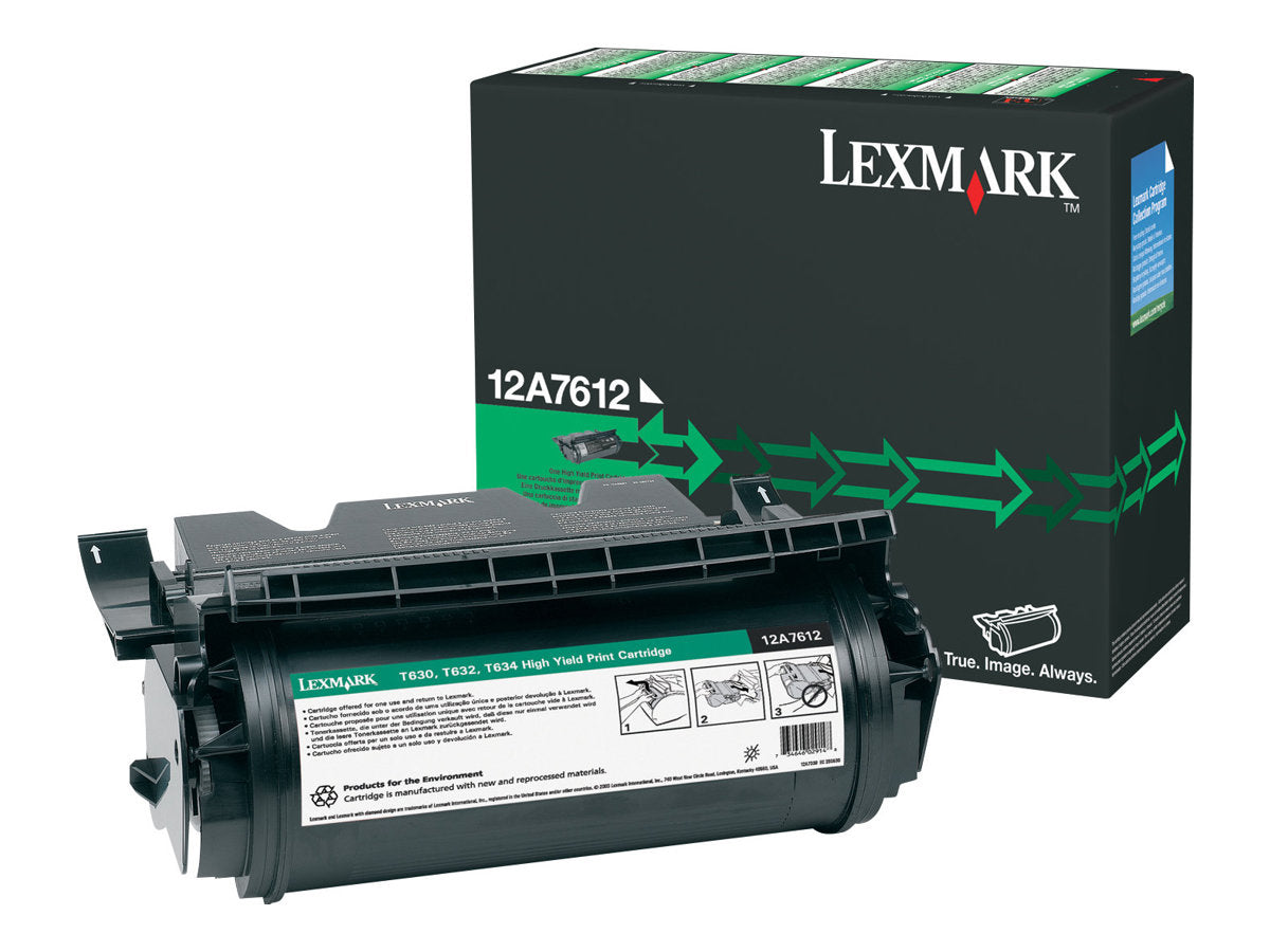 LEXMARK Reman-Druckkassette T63x Vorderansicht