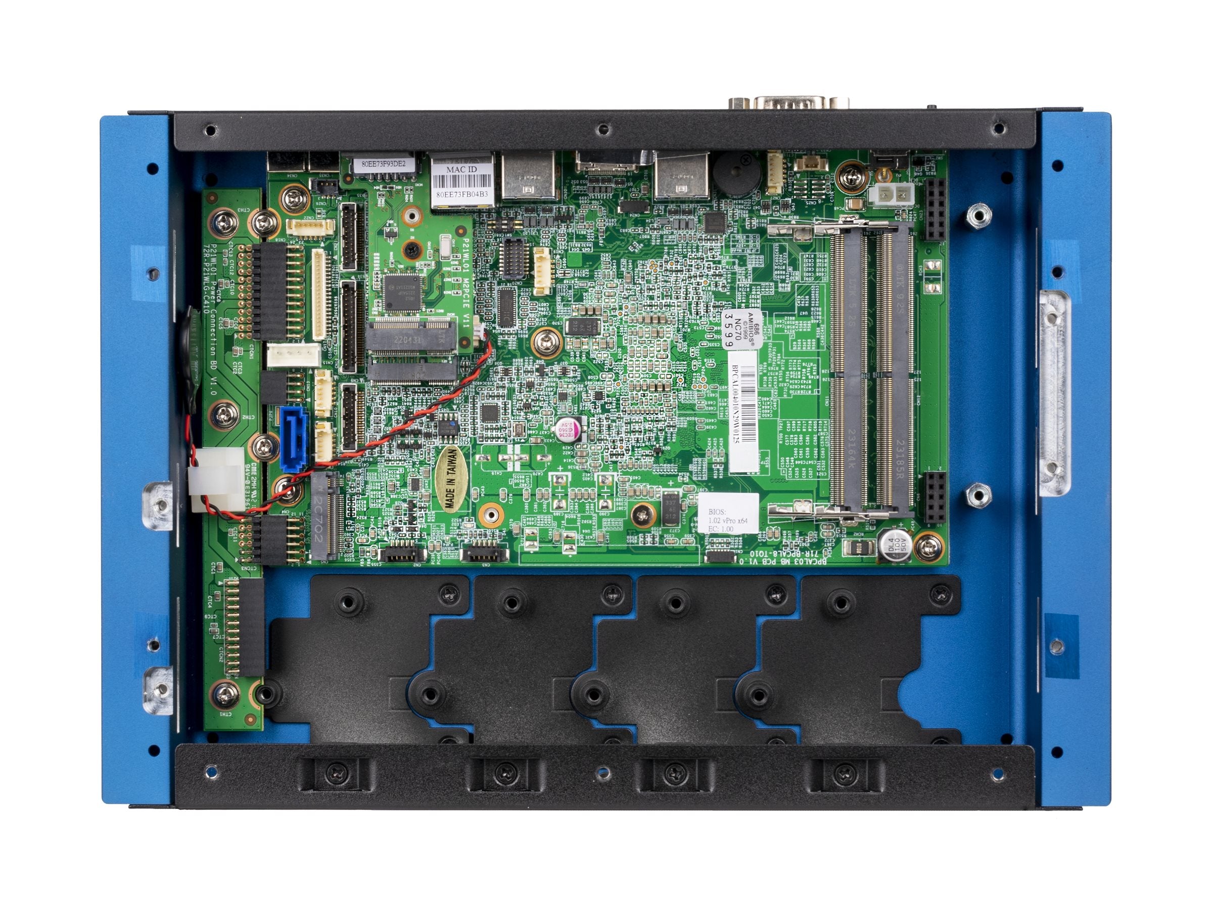 SHUTTLE Box-PC System BPCAL02 Rückansicht