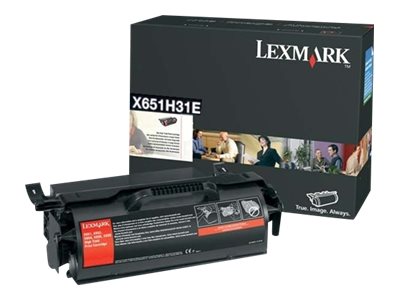 LEXMARK X65x Toner schwarz Standardkapazität Vorderansicht