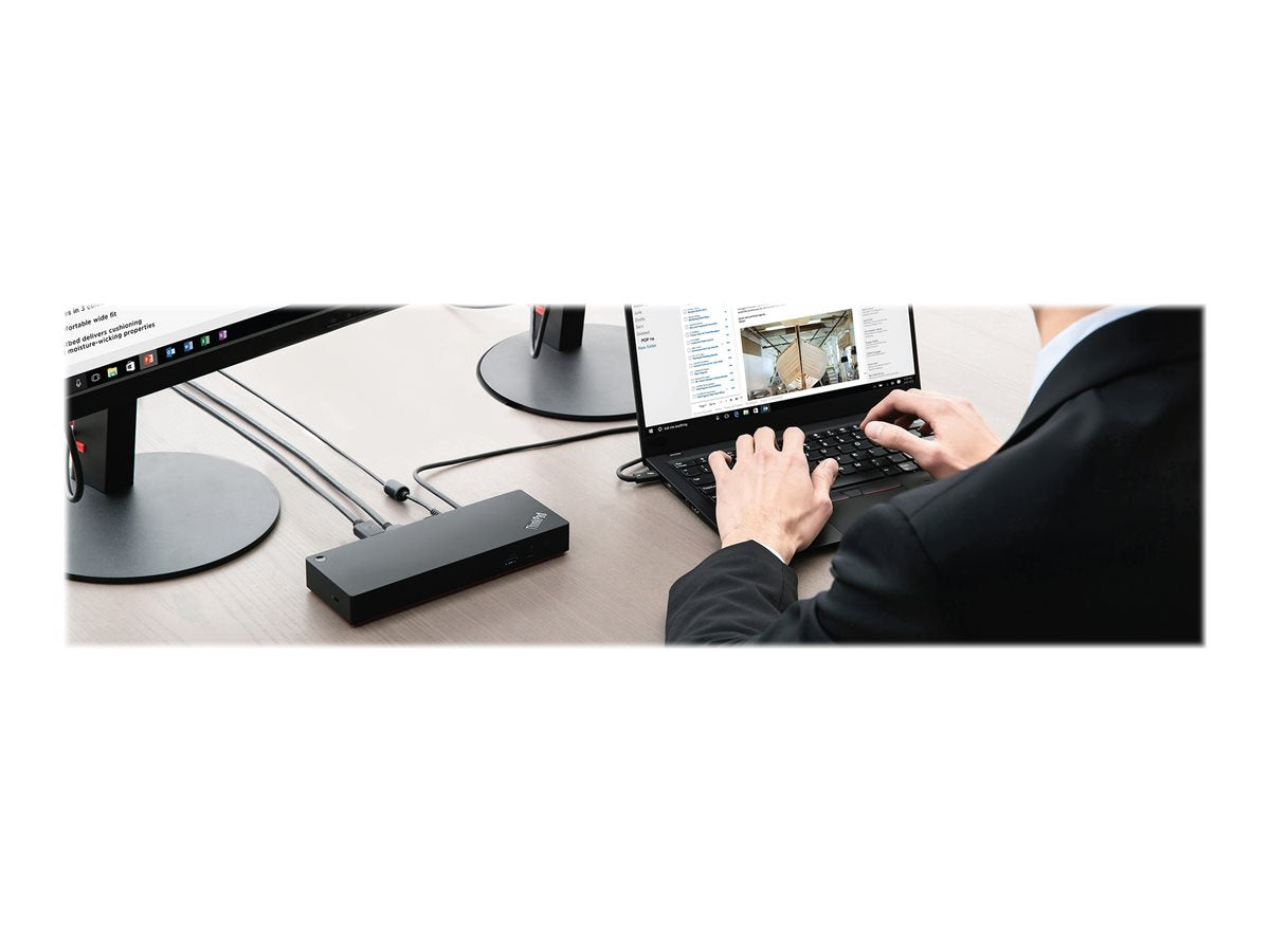 Vorderansicht der LENOVO ThinkPad Universal Thunderbolt 4 Smart Dock