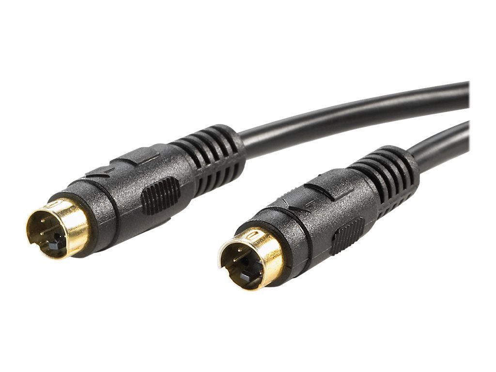 VALUE S-Video Kabel schwarz 5m - Vorderansicht